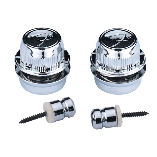 Fender "F" Straplocks Chrome
