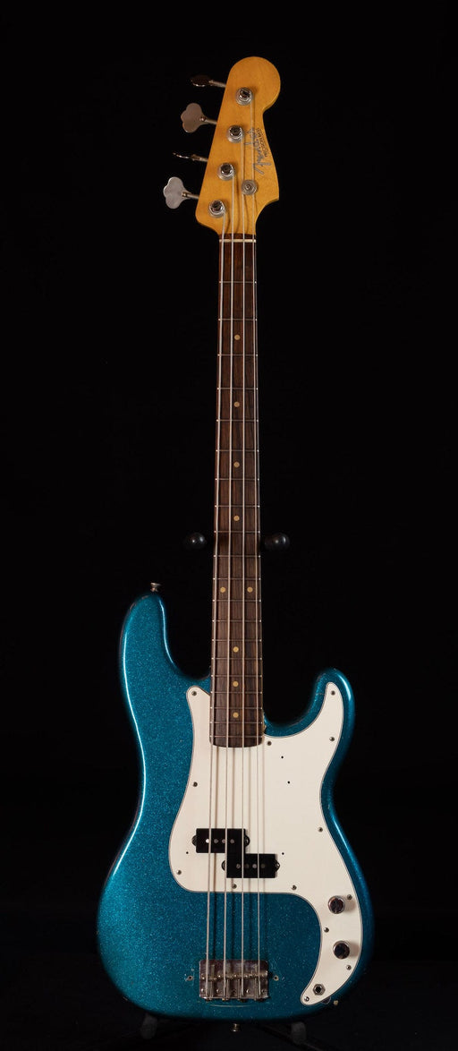 Vintage 1961 Fender Precision Bass Refinished Blue Sparkle With OHSC