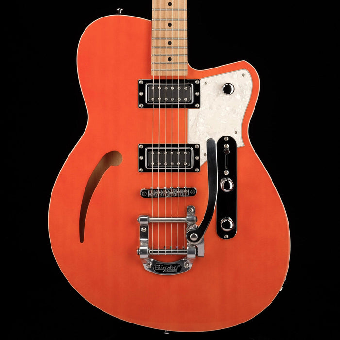 Pre Owned Reverend Club King RB Rock Orange With Bigsby With OHSC
