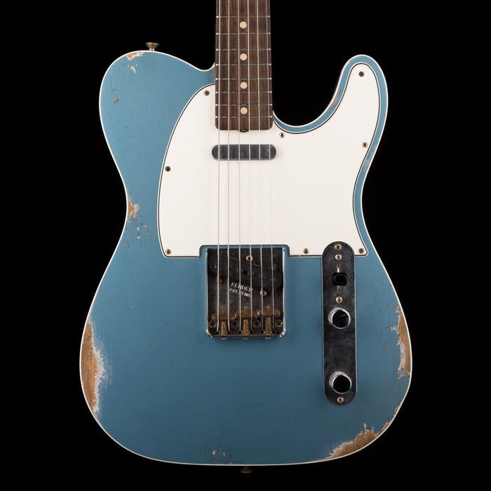 Pre Owned 1960 Fender Custom Shop Telecaster Custom Relic Blue Agave With OHSC