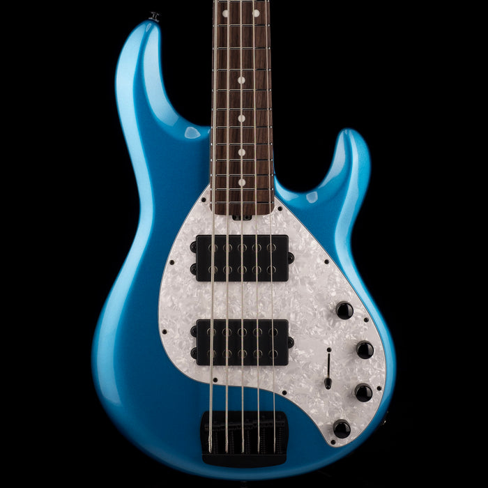Ernie Ball Music Man StingRay Special 5 HH Speed Blue Roasted Maple With Case