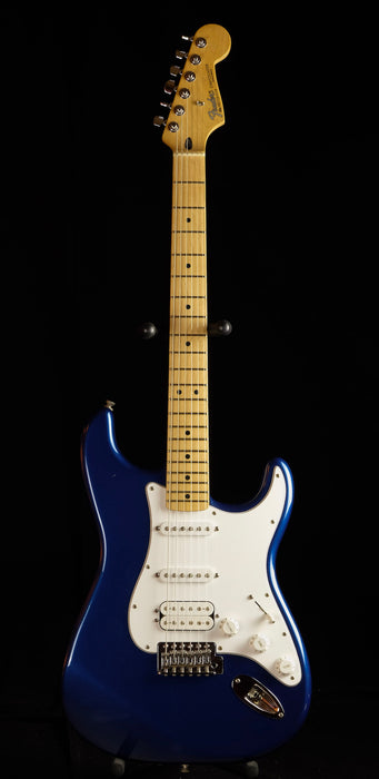 Used 2007 Fender Mexican Standard HSS Stratocaster Metallic Blue Electric Guitar W/ HSC