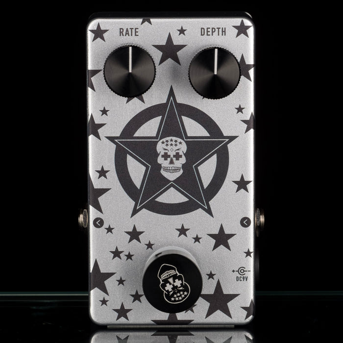 Flattley Guitar Effect Pedals Silver Line Star Fazer Phaser Guitar Pedal