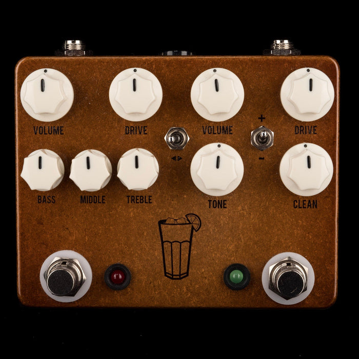 Used JHS Sweet Tea Overdrive/Distortion V3 Guitar Effect Pedal With Box