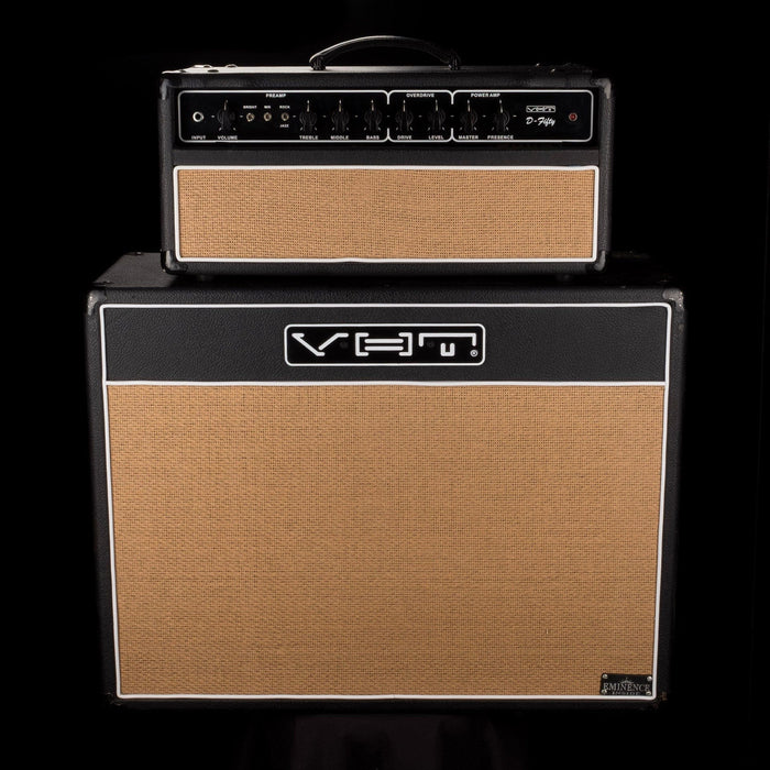 Used VHT Amplification D-Fifty Tube Head and D-212 Cabinet Black - AX01900022