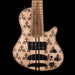 Mayones Cali4 Bass 17.5" Scale Swamp Ash Body Triskelion Top Natural Matt Finish with Case
