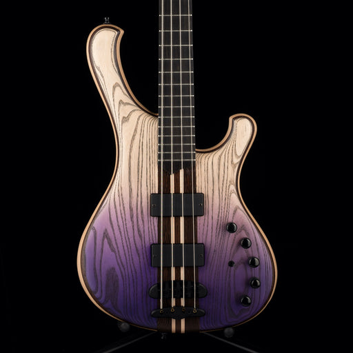 Mayones Viking 4 String Bass Guitar Dirty Ash Purple Horizon