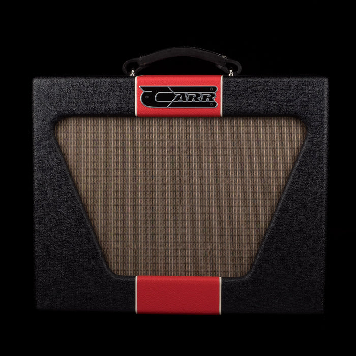 Carr 1x12 Super Bee Black with Red Stripe Tube Guitar Amp Combo