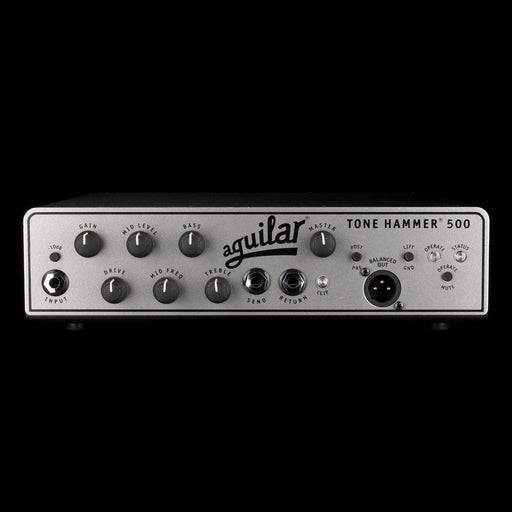 Used Aguilar Tone Hammer 500 Bass Amp Head with Carry Bag