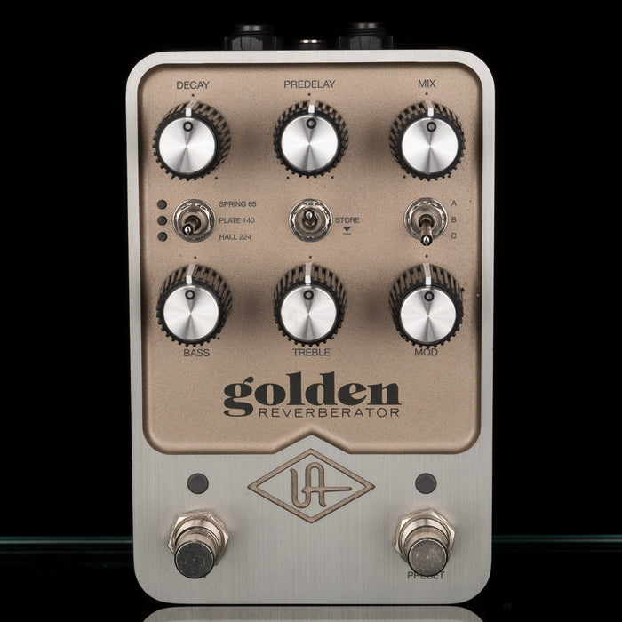 Used Universal Audio Golden Reverberator Pedal With Box