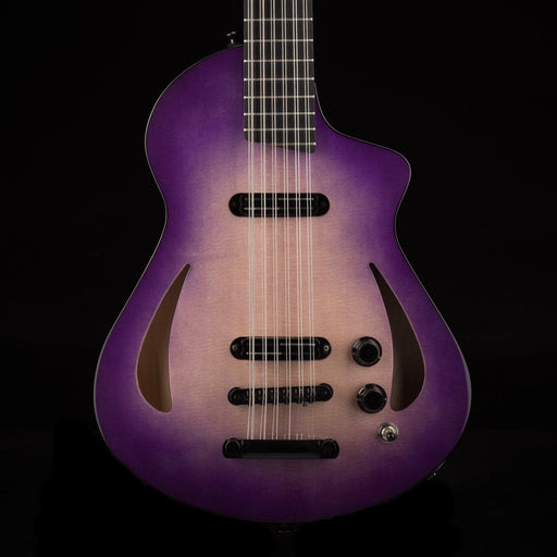 Veillette Aero Electric 12-String Baritone Custom Color Ultra Violet Purpleburst with Case