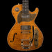 Used Postal Delta Zephyr Flamed Antique Burst Electric Guitar With OHSC
