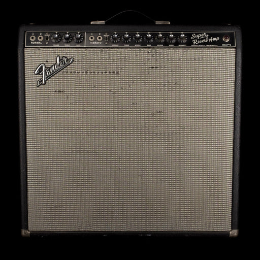 Used Vintage 1966 Fender Super Reverb Guitar Amp Combo With Footswitch and Cover