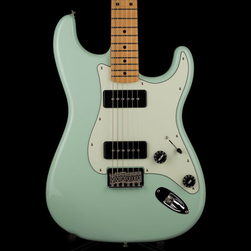 Used Fender Noventa Stratocaster Maple Fingerboard Surf Green Electric Guitar With Bag