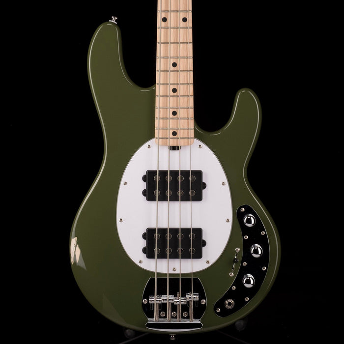 Used Sterling by Music Man SUB Series StingRay HH Bass Olive