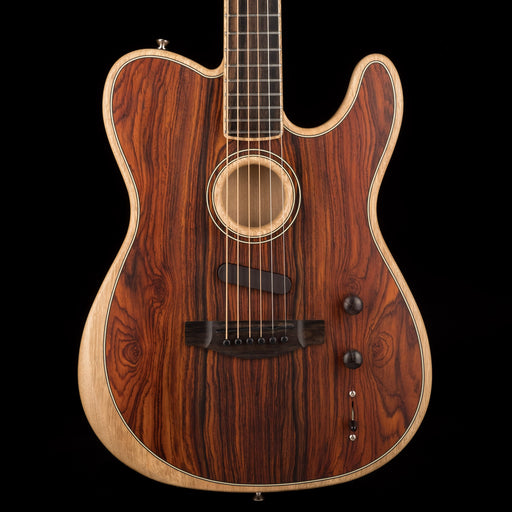 Pre Owned Fender Limited Edition Exotic Acoustasonic Telecaster Cocobolo With OHSC - Colin Hay Gear