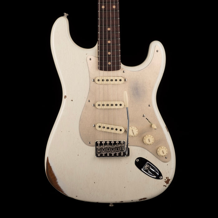 Fender Custom Shop Roasted 1960 Stratocaster Relic Birdseye Maple Aged Olympic White