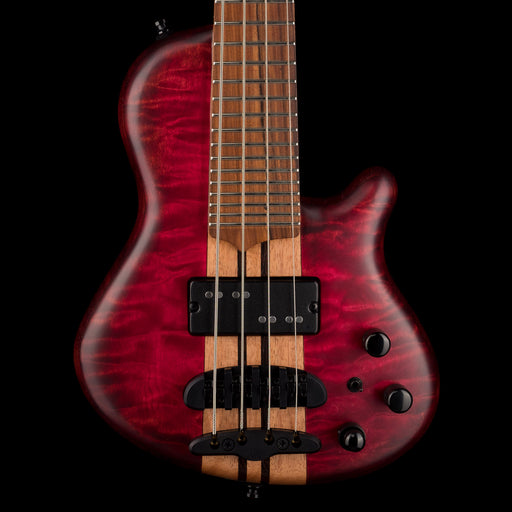 Mayones Cali4 Quilt Maple Top Custom Color Trans Red Matt Finish 