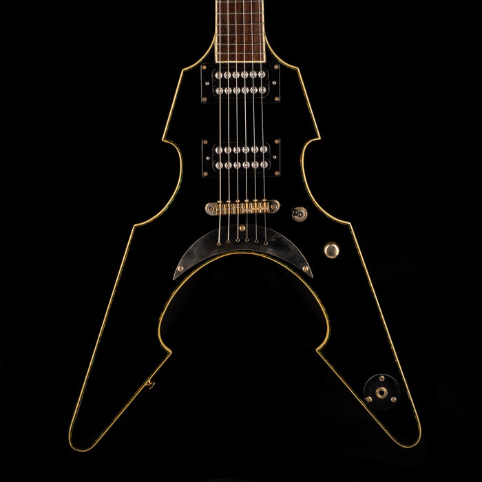 Turser Warlord Flying V Black With Gig Bag