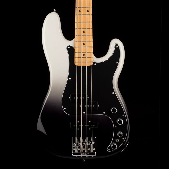 Used Fender Player Plus Active Precision Bass Silver Smoke with Gig Bag