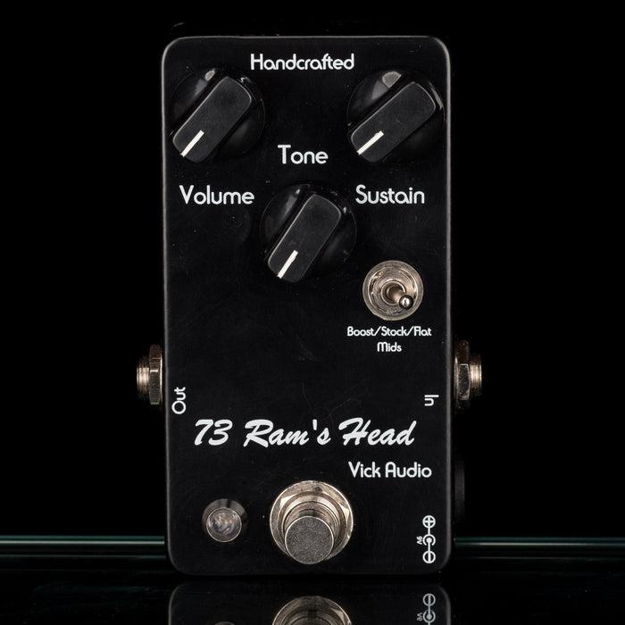 Used Vick Audio 73 Ram's Head Fuzz Guitar Effect Pedal With Box