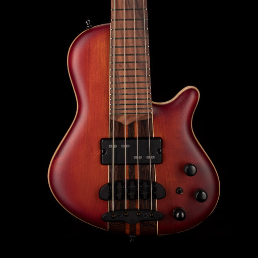 Mayones Cali4 Bass 17.5" Scale Flamed Maple TEW Top/Swamp Ash Body Lightburst Finish with Case