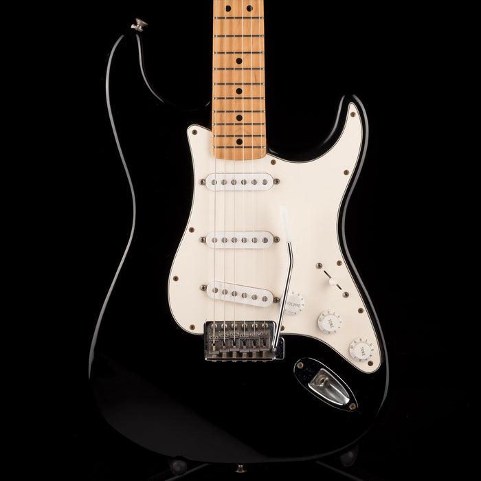 Used 2000 Fender Standard Stratocaster Black Electric Guitar