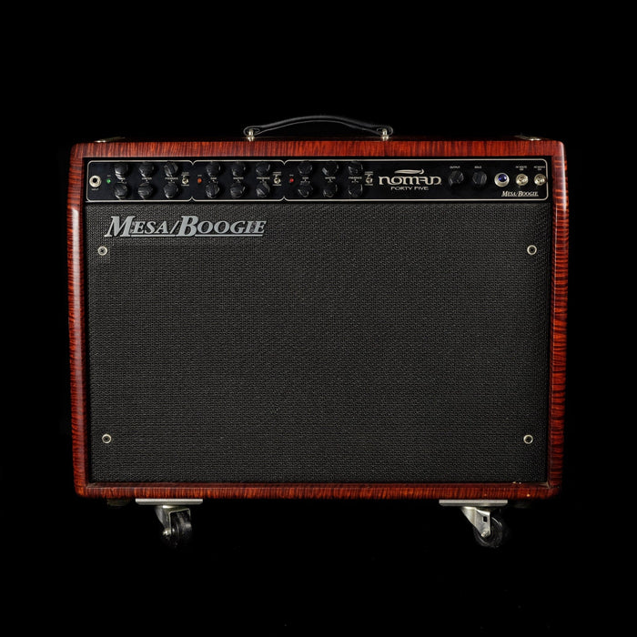 Used Mesa-Boogie Limited Edition Nomad 45 Flame Maple Red Stained 2x12" Tube Guitar Amp Combo With Footswitch
