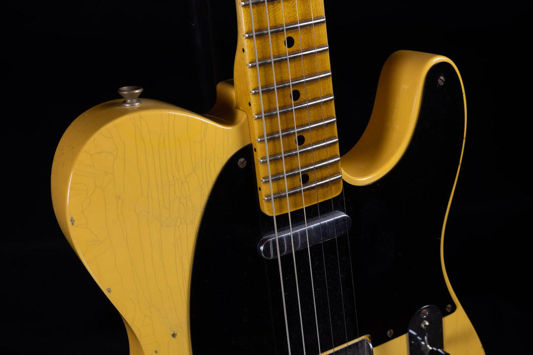 Used 2015 20th Anniversary Relic Nocaster Maple Fingerboard Nocaster Blonde With OHSC