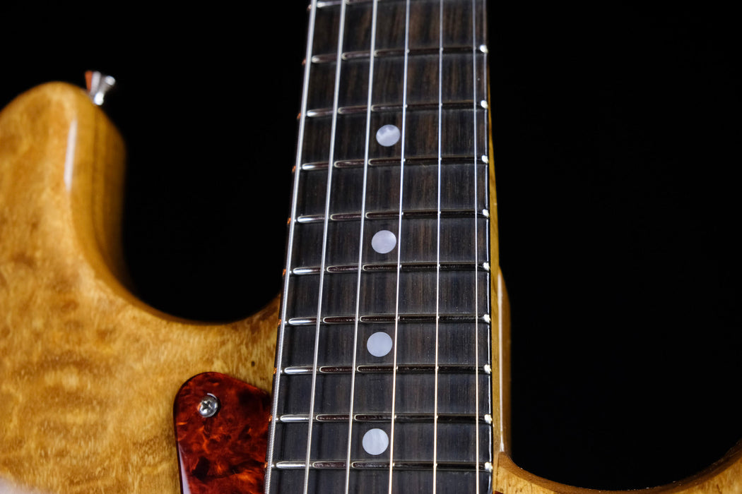 Fender Custom Shop Artisan Thinline Stratocaster Roasted Ash Body Spalted Maple Top Aged Natural