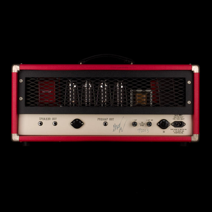 Pre-Owned Greedtone JHI-100 EL34 Tube Head and Matching RG 212 Cabinet