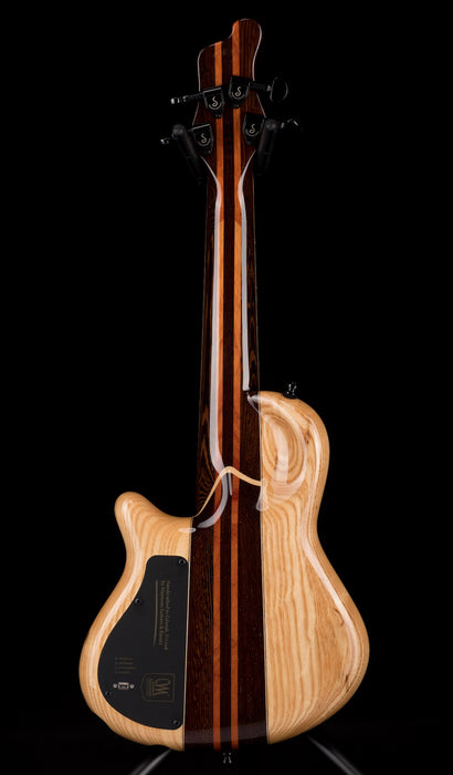 Mayones Cali4 Bass Mahogany Body Burl Maple Top Macassar Ebony Board 5pc Wenge Neck Sunburst Gloss Cali 4