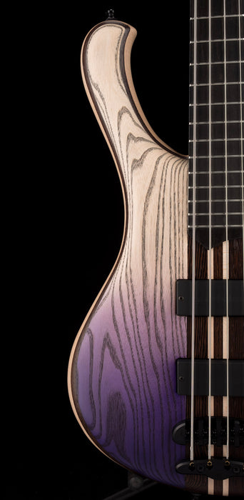 Mayones Viking 4 String Bass Guitar Dirty Ash Purple Horizon