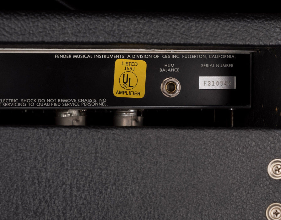 Vintage Rivera Era 1983 Fender Bassman 20 Guitar Amp 1x15" Combo