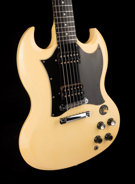 Pre Owned 2002 Gibson SG Special Vintage White Ebony Fingerboard With Case