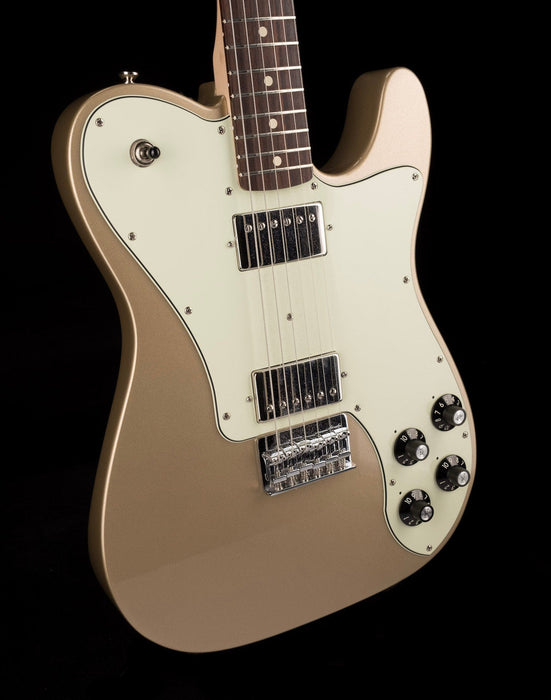 Used Chris Shiflett Telecaster Deluxe Shoreline Gold with OHSC