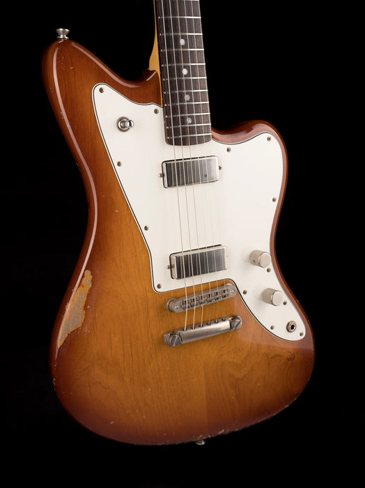 Fano Oltre JM6 Medium Distress Faded Tea Burst with Gig Bag