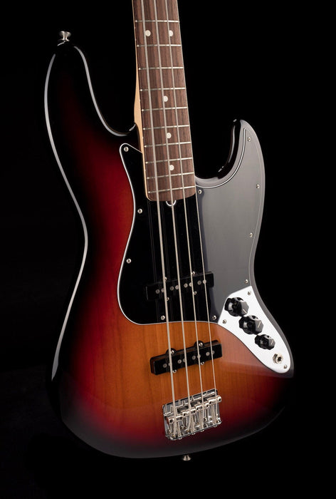 Used 2019 Fender American Performer Jazz Bass 3-Tone Sunburst with Case