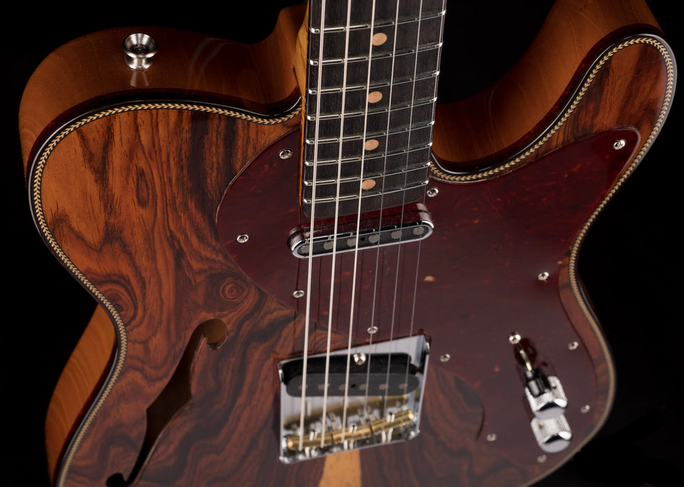 Fender Custom Shop Artisan Cocobolo Thinline Telecaster NOS Shellac Amber