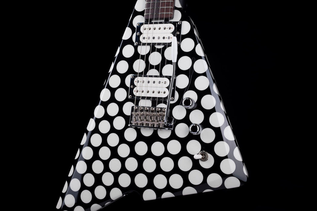 Pre-Owned Fender Custom Shop Masterbuilt Todd Krause Katana Black & White Dot with OHSC
