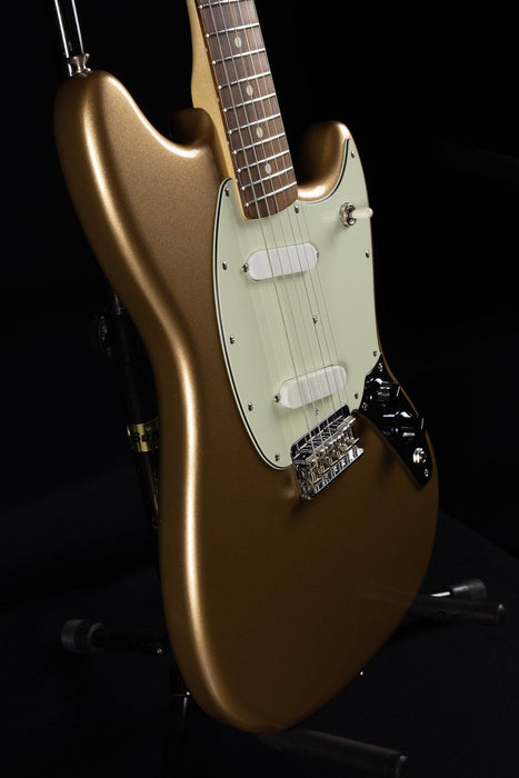 Used Fender Player Mustang Firemist Gold