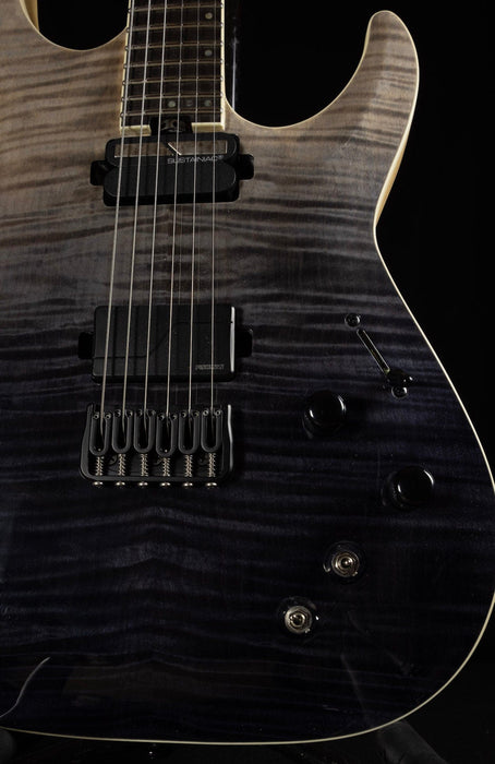 Used Schecter Prototype C-1 SLS Elite Black Fade Burst w/ OHSC
