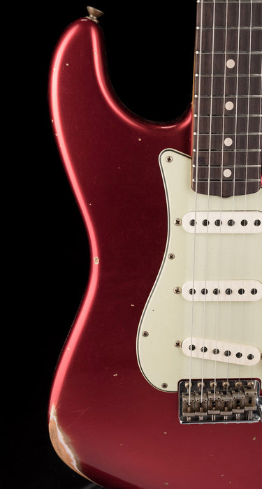 Fender Custom Shop 1963 Stratocaster Relic Mahogany Body Candy Apple Red