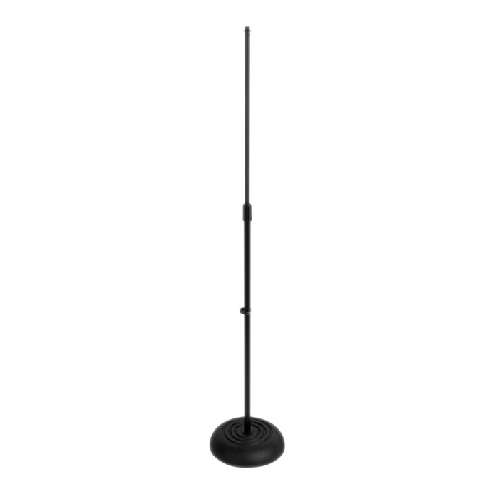 On-Stage Round Base Mic Stand MS20B Black