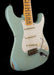 vFender Custom Shop 1957 Stratocaster Relic Faded Aged Daphne Blue Electric Guitar