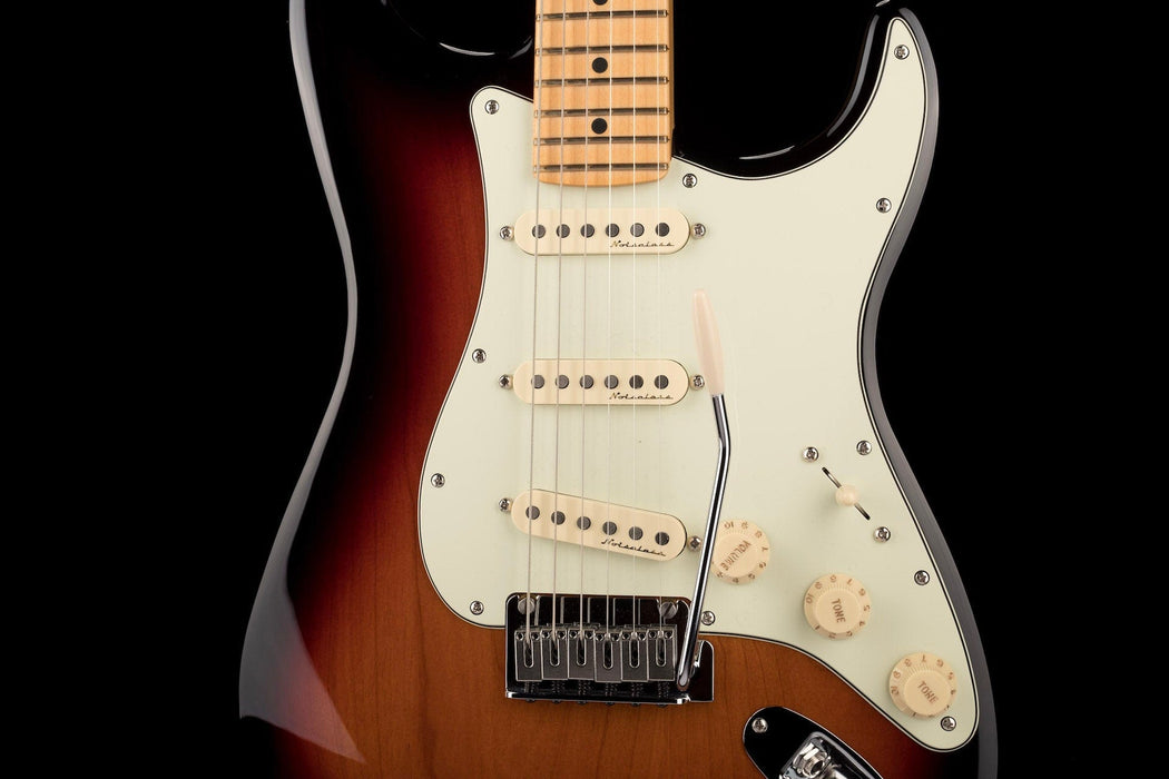 Used Fender Player Plus Stratocaster Maple Fingerboard 3-Color Sunburst with Gig Bag