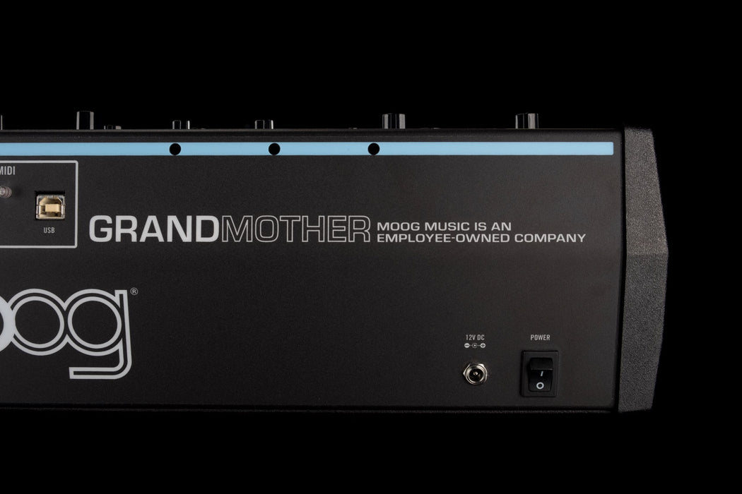 Pre Owned Moog Grandmother Semi-Modular Analog Synthesizer and Step Sequencer Keyboard