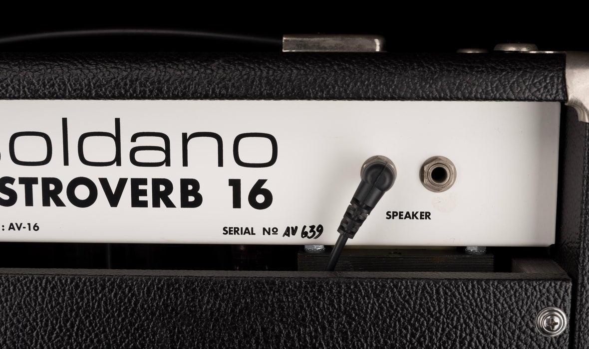 Pre Owned Soldano Astroverb 16 1x12" Black Guitar Amp Combo