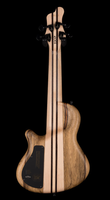 Mayones Cali4 Bass Black Limba Body 3A Quilted Maple Top Trans Blue & Green