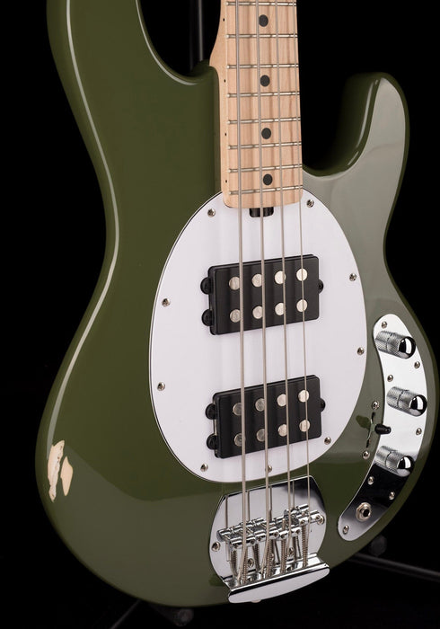 Used Sterling by Music Man SUB Series StingRay HH Bass Olive